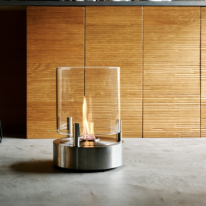 Foyer design T-Lite 3 ÉcoSmart Fire -Éthanol – Aluminium