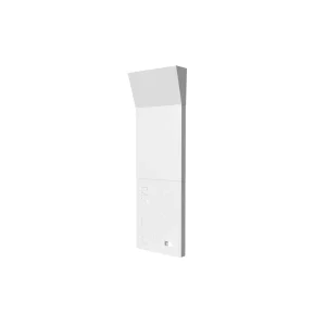 Goulotte RTL 2 travées arrivée haute – volume attenant – blanc – 165,8 à 178,5 x 57,7 x 17 cm – Ref. RTL204VABL