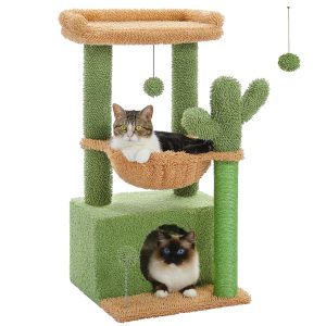 Arbre à Chat Rotin Design Cactus