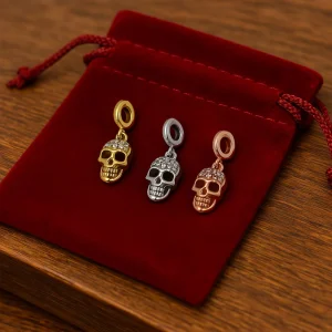 Charm Tête de Mort pour Bracelet