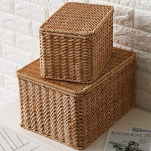 Panier de Rangement Tissé pour Maison