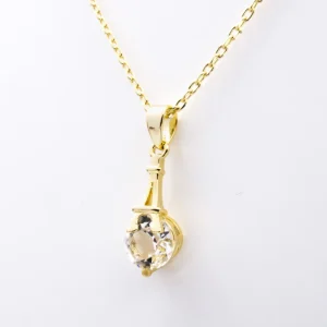 Pendentif Tour Eiffel Doré - Swarovski® Elements